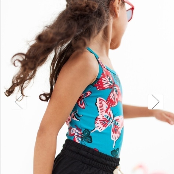Hanna Andersson NWT Sunblock One Piece Swimsuit  Petal Pink Orcas Dolphins 80 - Picture 6 of 9